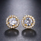 KELLY - "Grace" Solitaire Stud Earrings