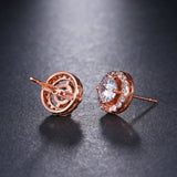 KELLY - "Grace" Solitaire Stud Earrings