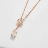 LOMBARD - "Caroline" Marquise Cut Pear Drop Necklace