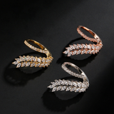 LOMBARD - Marquise Cut Leaf Inspired Adjustable Ring