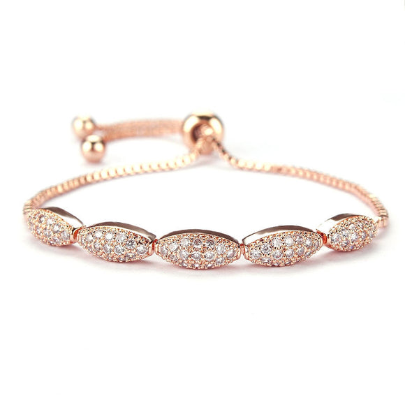 LOREN - Pavé Adjustable Bracelet