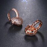 Luxury Pavé Heart Dual Pierced Earrings