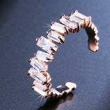 MONROE - Baguette Cut Adjustable Ring