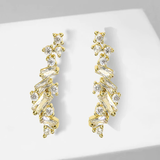 MONROE - Baguette Cut Pierced Earrings