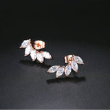 HARLOW - "Jana" Marquise Cut Pierced Earrings