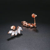 HARLOW - "Jana" Marquise Cut Pierced Earrings