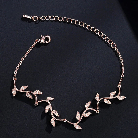 OLIVIA - Leaf Inspired Bracelet