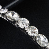 Crystal Cushion Cut Hair Slide