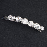 Crystal Cushion Cut Hair Slide
