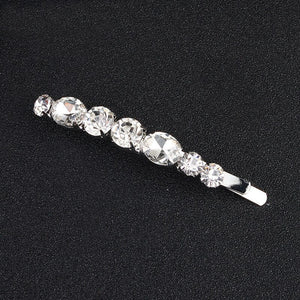 Crystal Cushion Cut Hair Slide