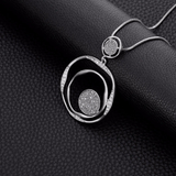 Stardust Circle Long Necklace & Pendant