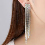 Statement Long Tassel Drop Earrings