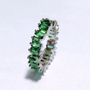 VERDE - Verte Baguette Cut Irregular Ring