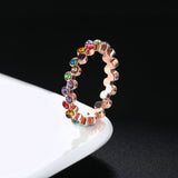 GARLAND - "Rainbow" Zig Zag Bubble Ring