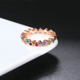 GARLAND - "Rainbow" Zig Zag Bubble Ring